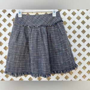 BCBG Mini blue tweet skirt size 0